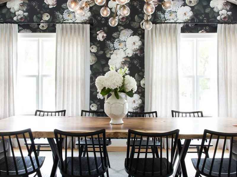 Dining space wallpaper
