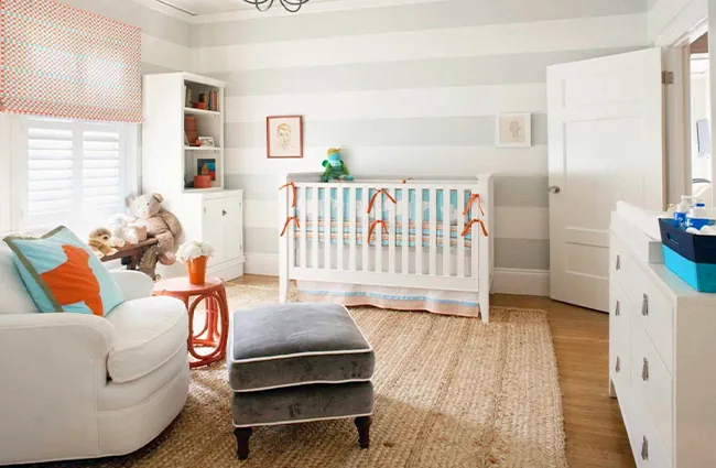 رنگ کاغذ دیواری اتاق نوزاد