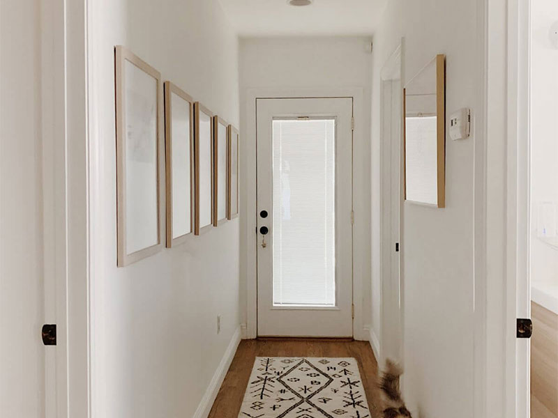 warm up your day with these hallway decorating ideas