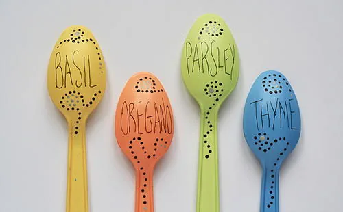 Plastic Spoon Garden Markers Large500 ID 2691918