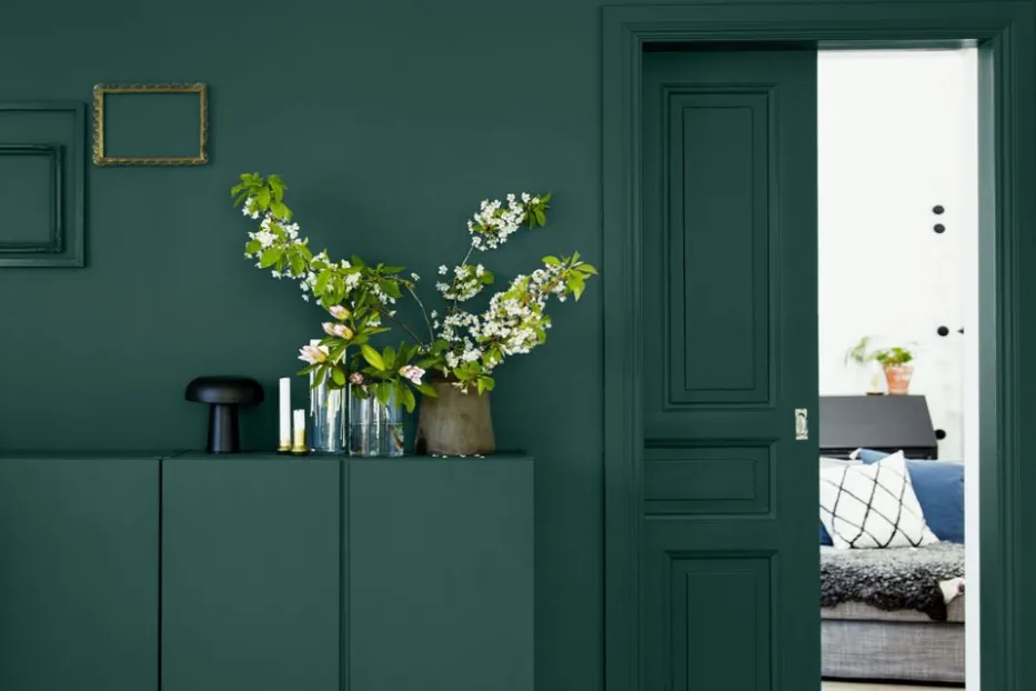 رنگ سبز در رنگ درمانی در خانه